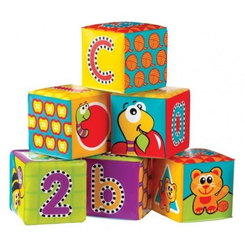 JUGUETE CUBOS DE BAÑO NIÑO - (6 PCS) TINY LOVE