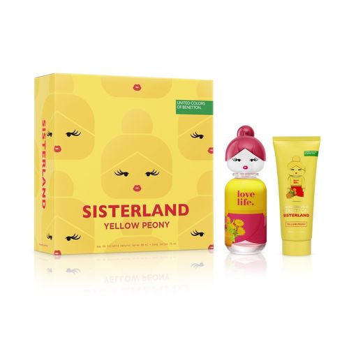 Sisterland Yellow Benetton Edt 80ml+ Body Lotion 75ml