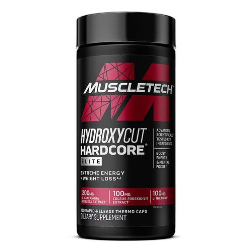 Quemador Muscletech Hydroxycut Hardcore Elite - 100 Caps