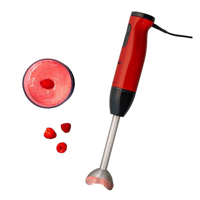 Batidora-Oster-de-Inmersion-1-velocidad---Turbo-FPSTHB460A-Rojo-con-Negro-Oferta-