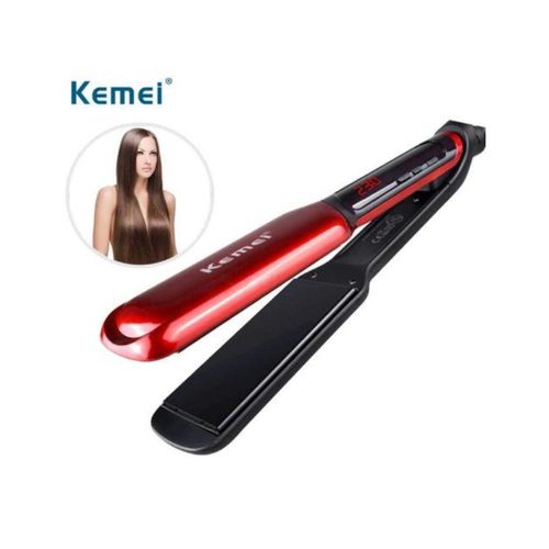 KEMEI Plancha de Cabello Profesional con pantalla LCD KM-9620