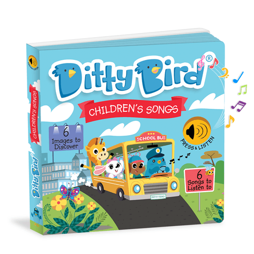 Libro musical Ditty Bird Canciones infantiles (Inglés)