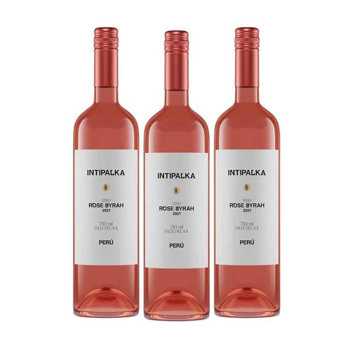 Pack Vino Rosé INTIPALKA Botella 750ml x 3un