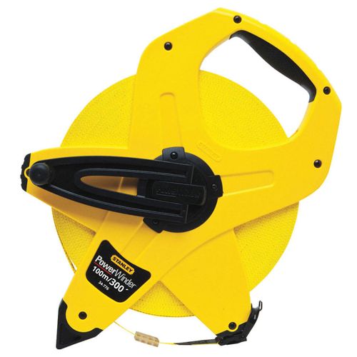 Cinta métrica 100m Wincha flexómetro fibra de vidrio POWERLOCK STANLEY