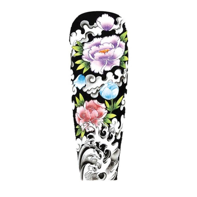 Tatuaje-manga-temporal-falso-flores-de-colores-para-brazo-o-pierna-48-x-17cm-