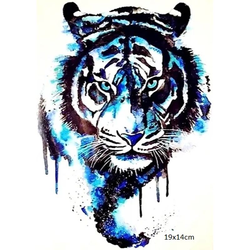 Tatuaje-temporal-falso-tigre-azul-tamaño-grande-19-x-14cm-unisex
