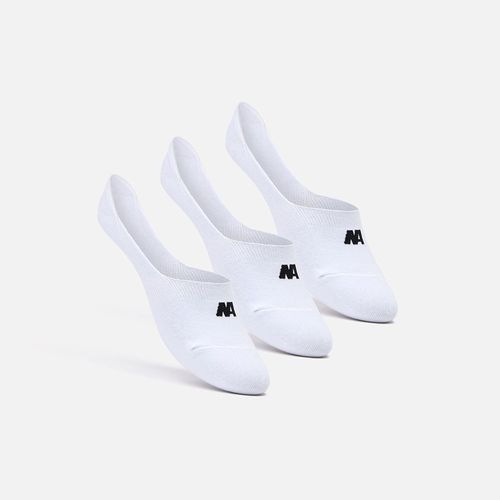 Medias Pack De 3 New Athletic Invisible05 Blanco Mujer