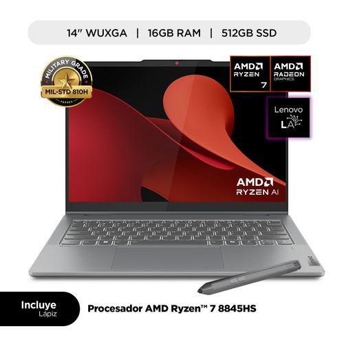 Notebook LENOVO IP5 2-en-1 14AHP9 14" AMD Ryzen 7 (8000 series) 16GB 512GB SSD