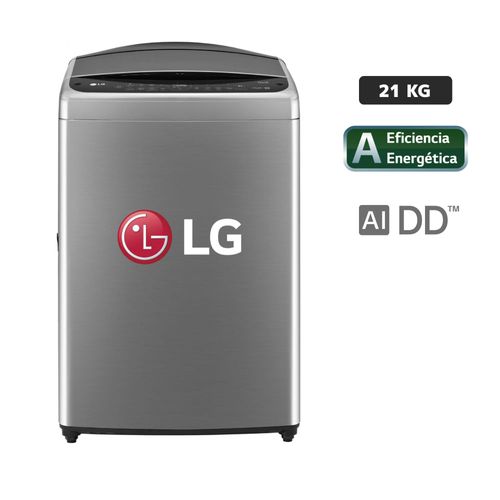 Lavadora LG Carga Superior 21 Kg WT21VV6 Plateado