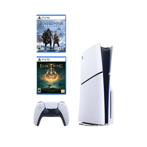 Consola Playstation 5 Slim Lectora de Discos + Elden Ring + God of War Ragnarok