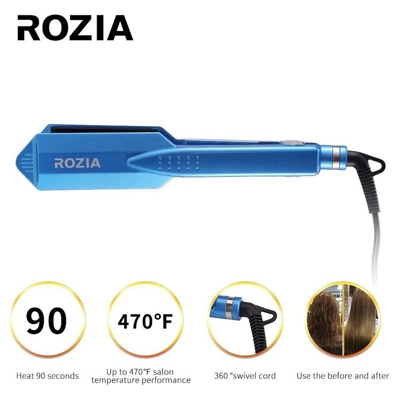 Plancha-Ancha-Laceador-Rozia-Para-Cabello-Digital-Hasta-440°F