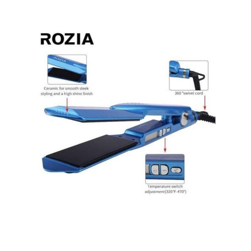 Plancha-Ancha-Laceador-Rozia-Para-Cabello-Digital-Hasta-440°F