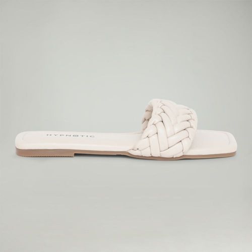 Sandalias Mujer Plana Puff Hypnotic Blanco