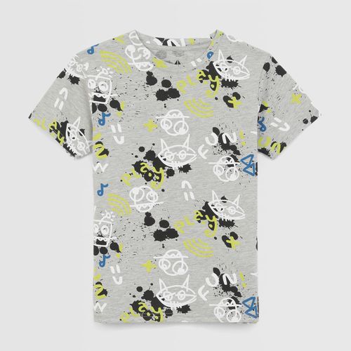 Polo Para Teen Niño Aereal All Over Print