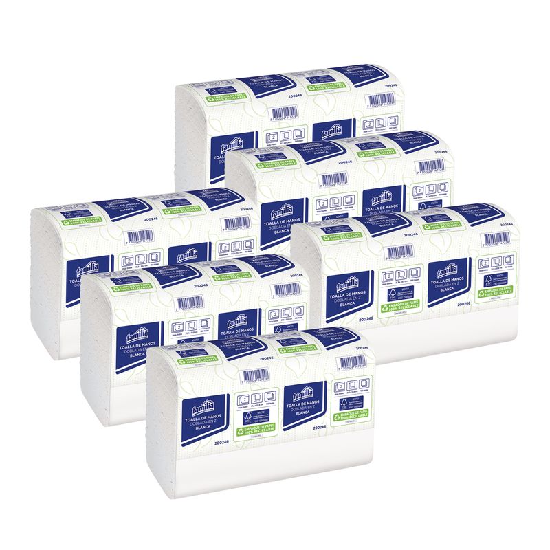 Papel-Toalla-Interfoliada-Hoja-Doble-Tork-Xpress®-6-paq-x-150-hojas