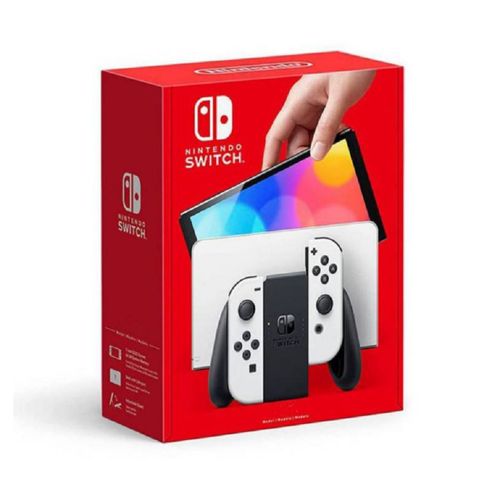 NINTENDO SWITCH  OLED 64GB Interno 4GB Ram  Bluetooth  Negro-Blanco