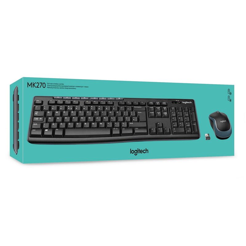 Logitech---Kit-MK270-Inalambrico--Teclado-Mouse--Multimedia