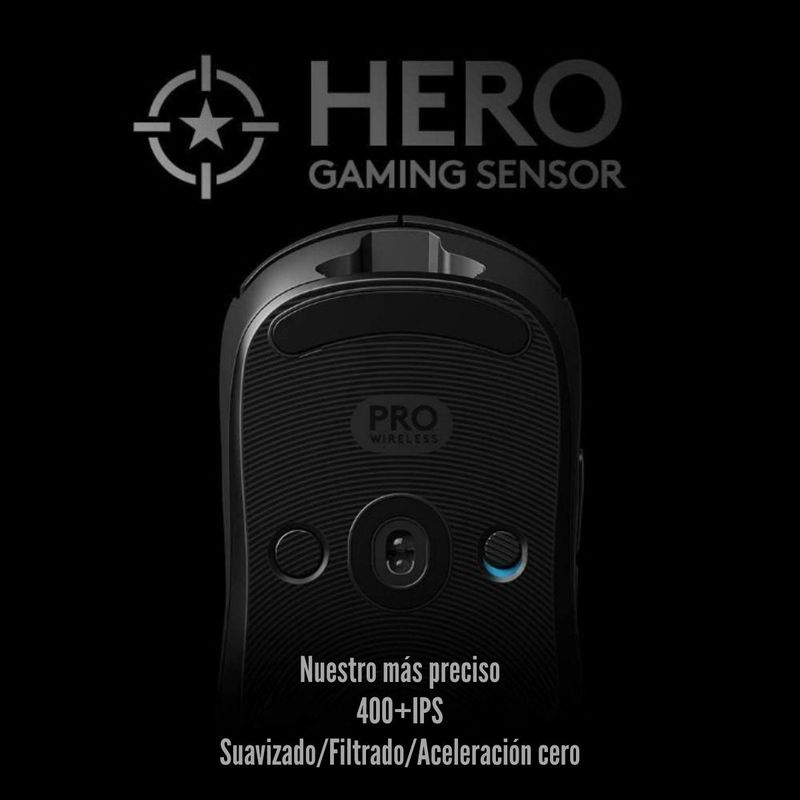 Logitech---Mouse-G-Pro-Wireless-Hero-Lightspeed