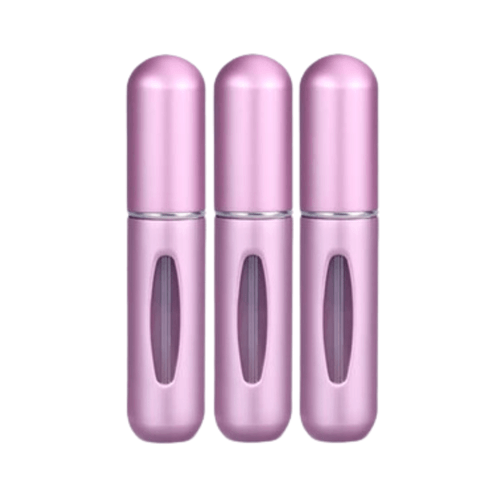 Set de 3 Atomizadores Recargables para Perfume para Viaje Palo Rosa