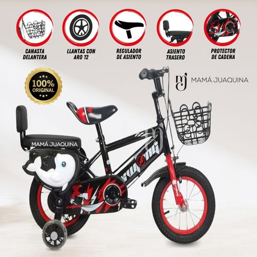 Bicicleta «NOODLE»  Aro 12 - Rojo