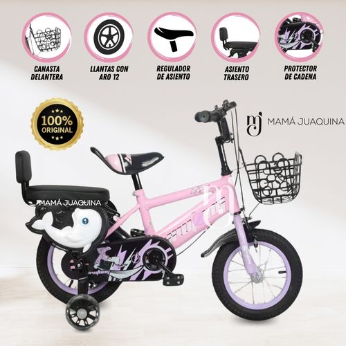 Bicicleta «NOODLE»  Aro 12 - Rosa