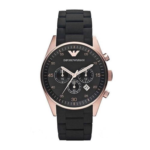 Reloj Emporio Armani AR5905 Black and Gold Rose Caballero