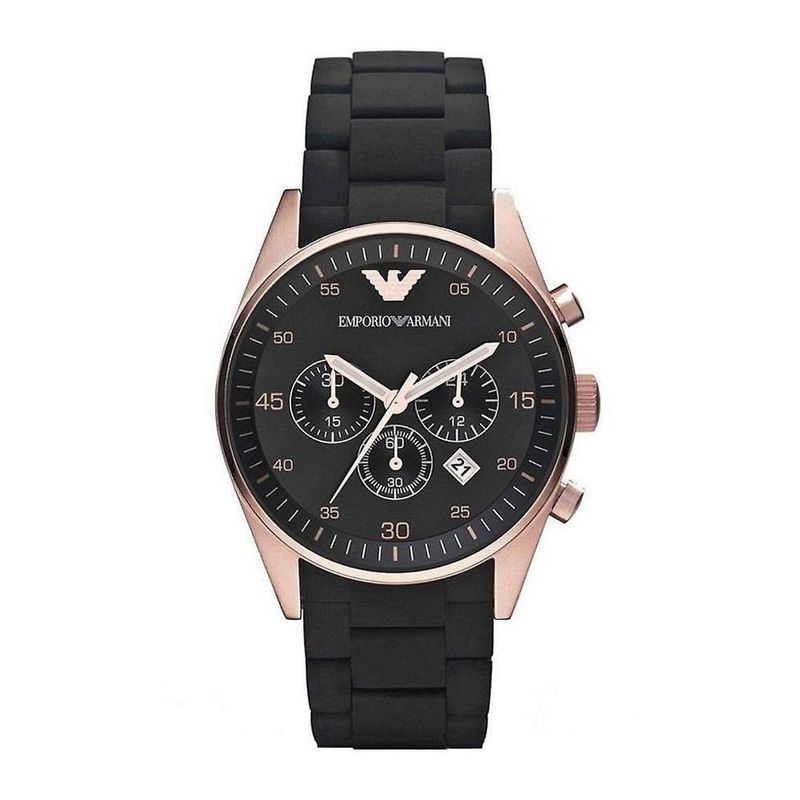 Reloj-Emporio-Armani-AR5905-Black-and-Gold-Rose-Caballero