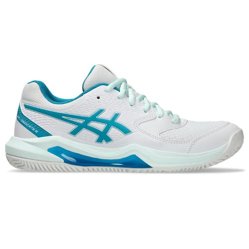 Zapatillas ASICS GEL-Dedicate 8 Clay White/Blue Mujer