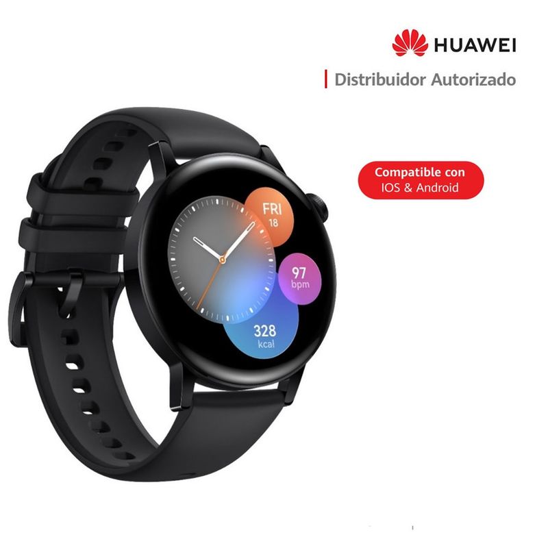 Smartwatch-Huawei-GT-3-42-mm-Negro-