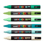 Set-Marcadores-Posca-Punta-5M-X-6-Shade-of-Green