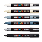 Set-Marcadores-Posca-Punta-5M-X-6-Shade-Of-Gray
