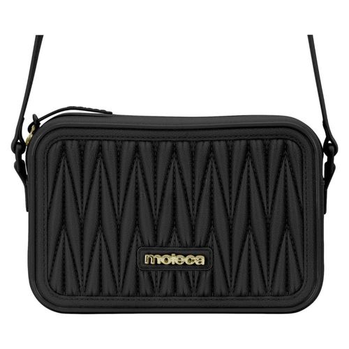 Cartera Moleca Morral Rayas Negro
