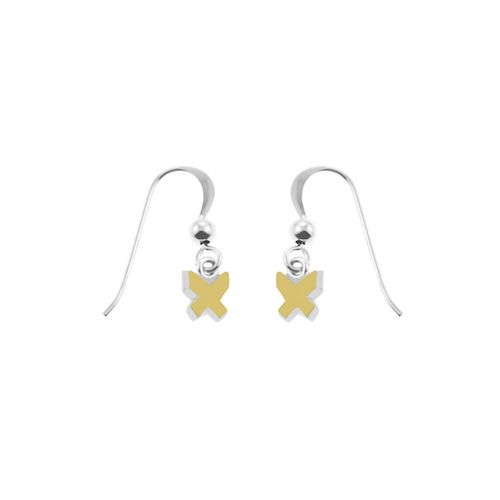 Aretes Baliq Mariposa Oroplata
