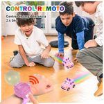 Juego-Reloj-con-Carro-a-Control-Remoto-para-Niños-Rosado