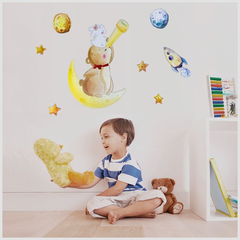 Sticker-Decorativo-Infantil-3D-40X30cm-S77-Oso