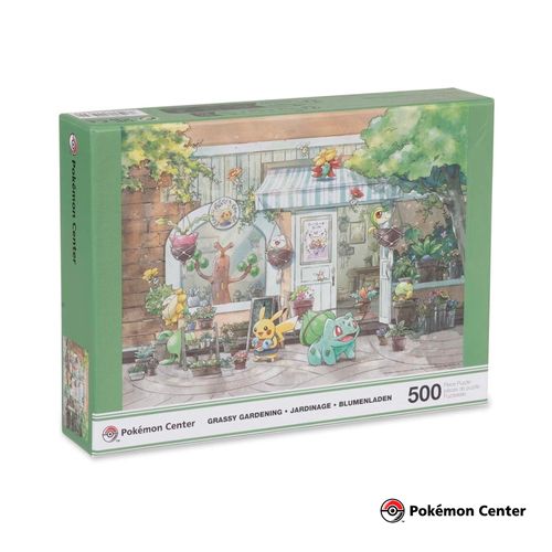 Pokemon Center Rompecabeza Grassy Gardening 500 piezas