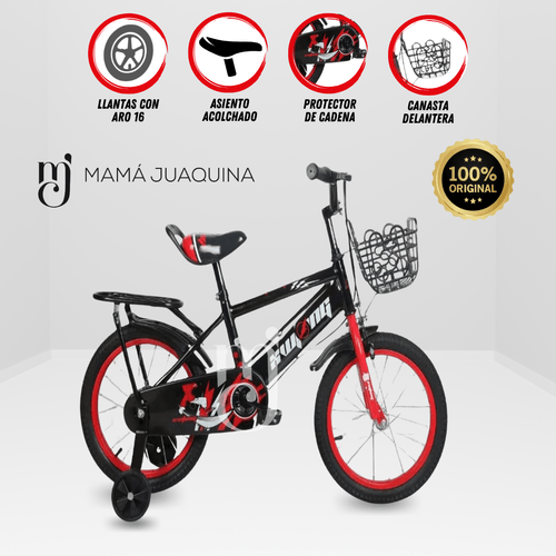 Bicicleta Aro 16 «DREW» Rojo