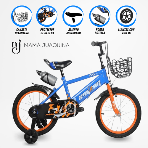 Bicicleta Aro 16 «HALIAN» Azul