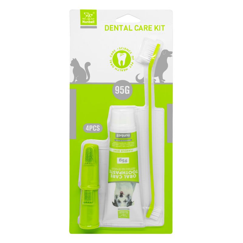 Kit-Cepillo---Pasta-de-Dientes-para-Perros-Verde-NB0