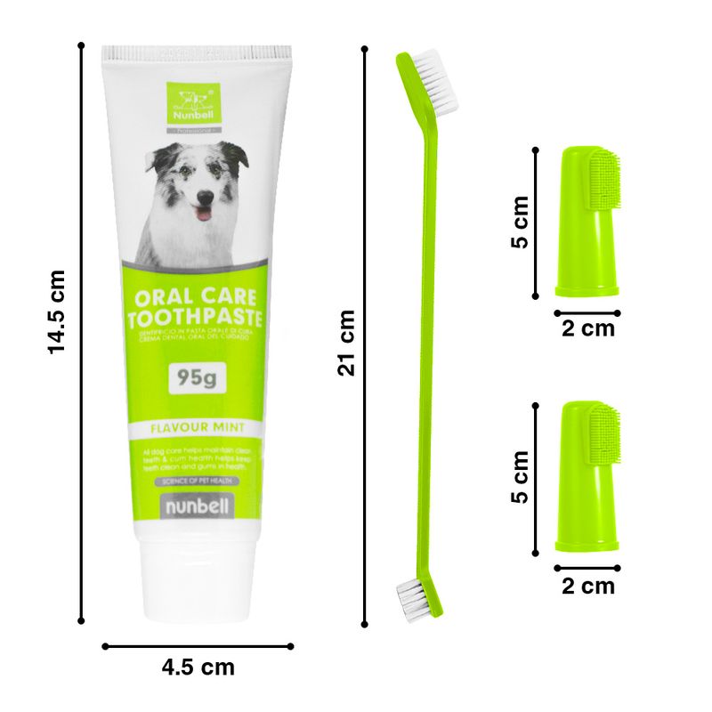 Kit-Cepillo---Pasta-de-Dientes-para-Perros-Verde-NB0