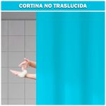 Cortina-de-Baño-Moderna-Impermeable-Accesorio-para-Ducha-U11-Turquesa