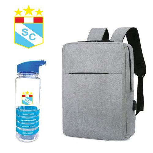 Tomatodo Sporting Cristal + Mochila Impermeable Porta Laptop