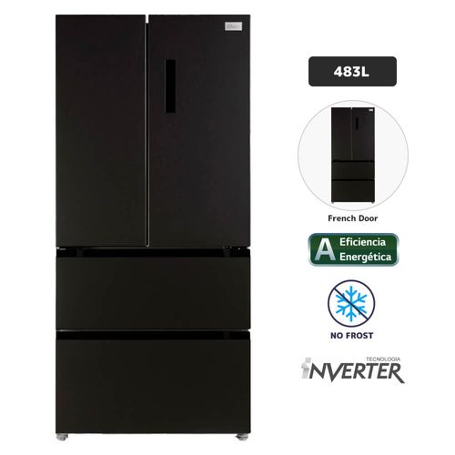 Refrigeradora OSTER 483L No Frost OS-PFDNFS1702BI Black