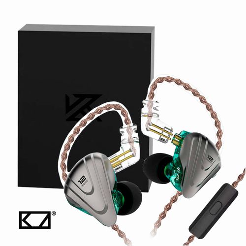 Audífonos In-Ear Gamer con micro KZ ZSX Terminator Celeste