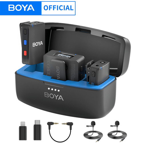 Micrófono Profesional Boya Boyamic Inalámbrico iPhone Android Cámaras