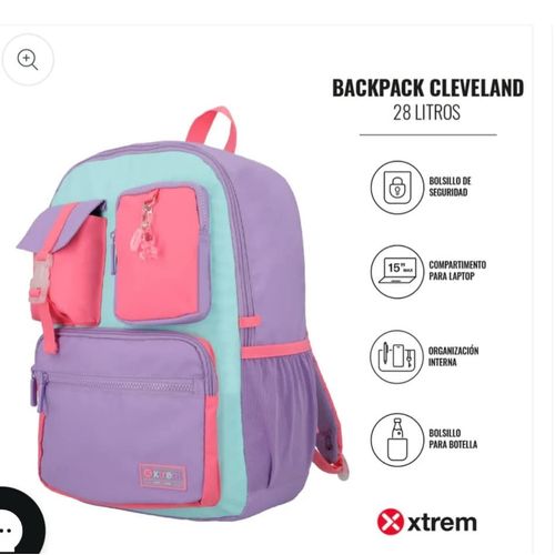 MOCHILA XTREM ORIGINAL CLEVELAND MULTICOLOR 4XT