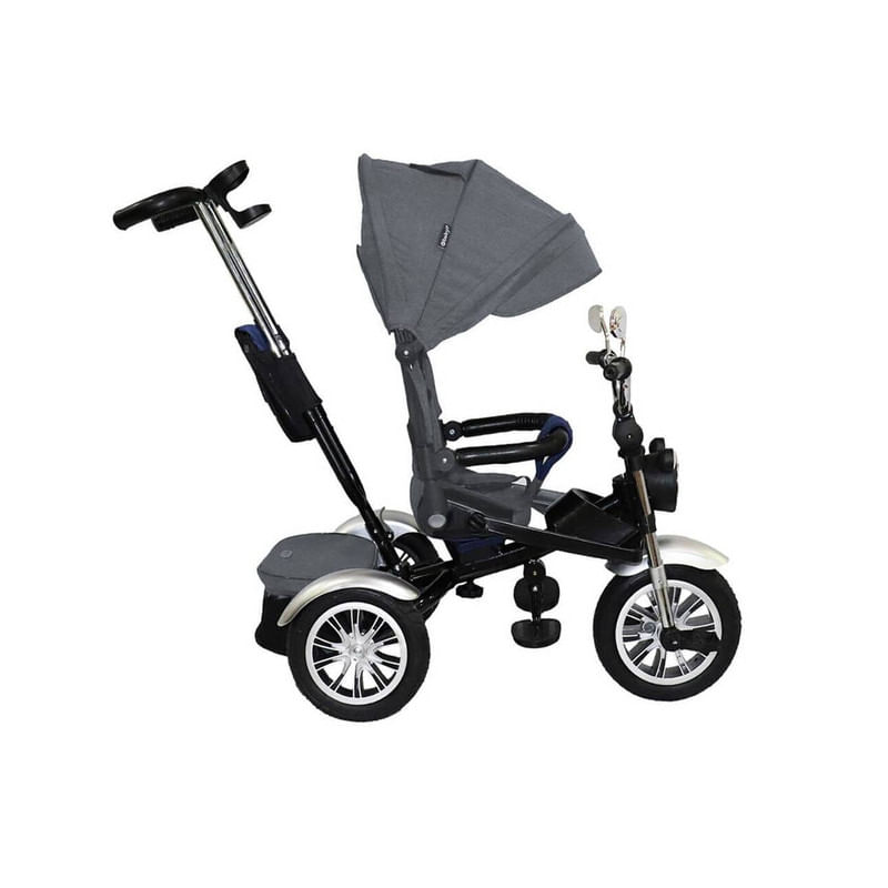 Triciclo-Guiador-Ebaby-CHOPPER-con-Luz-y-Sonido-Gris