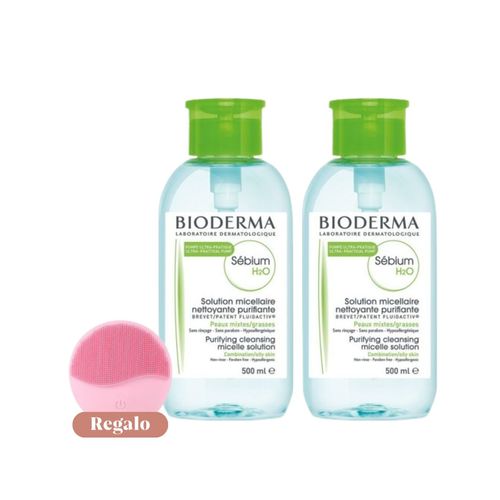 Duo Bioderma Sebium H2O Agua Micelar 500ml