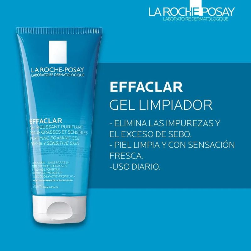 La-Roche-Posay-Effaclar-Gel-Limpiador-Purificante-200Ml