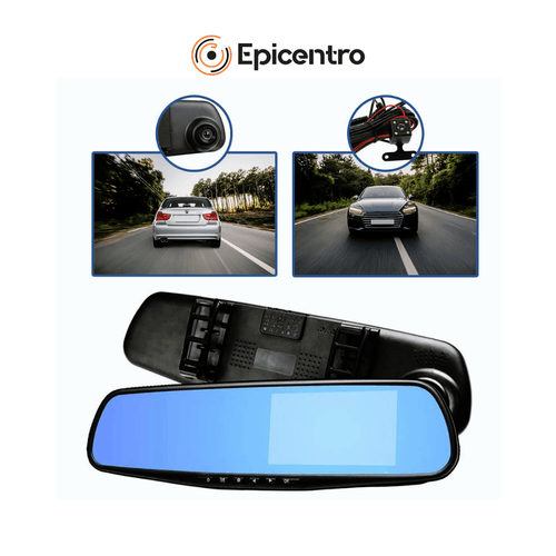 Espejo Retrovisor de Doble Cámara